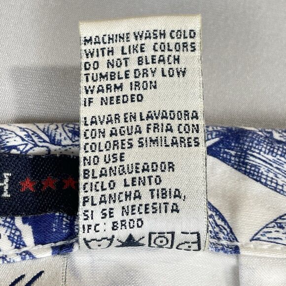 Bill Blass White Floral Print Capri Jeans Women's 8 Perfect Fit High Rise Mom - Picture 8 of 16